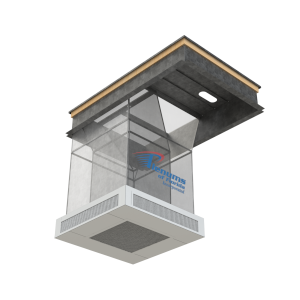 Concentric Duct Kit - Drop Box with Grille